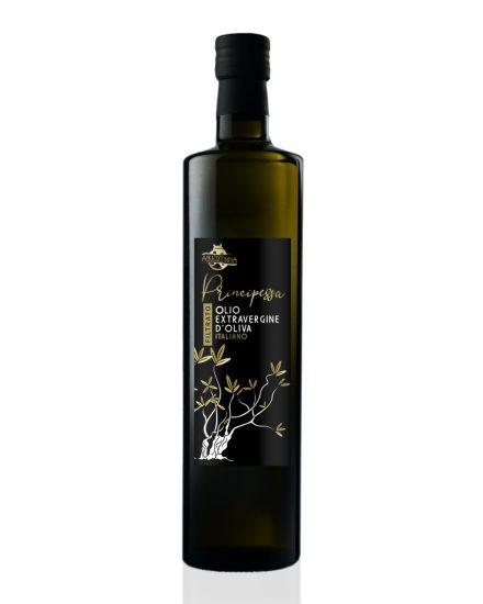Bottiglia Olio EVO Filtrato Biologico <br>0,75 litri